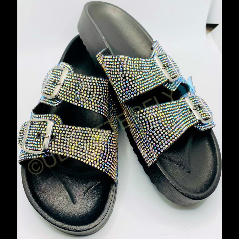 💎NEW ARRIVAL💎Sparkly double strap sandals